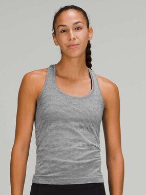 Lululemon Swiftly Tech Racerback Tank Top 2.0 *Race Length - 10 Grey/Black